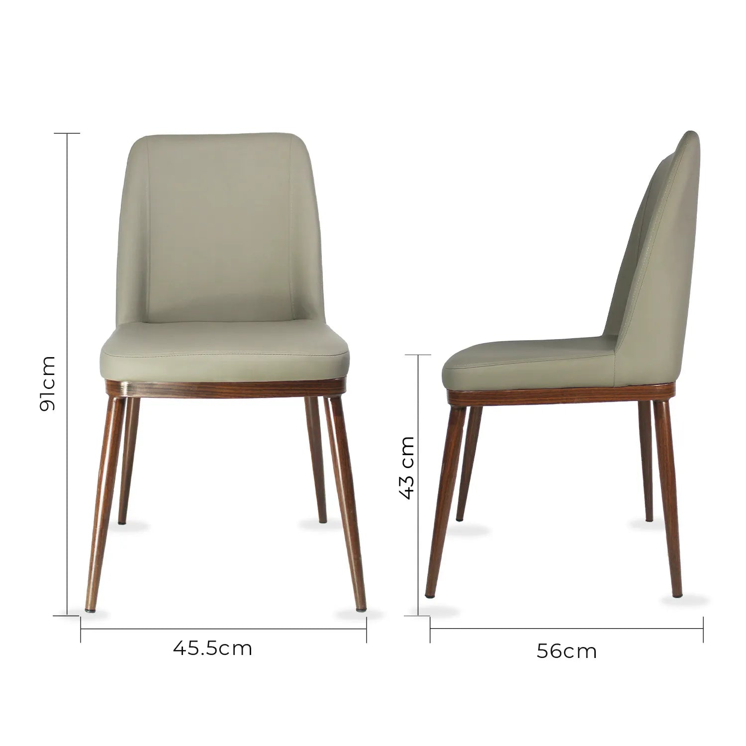 Silla Mob-117A Bari - Gris