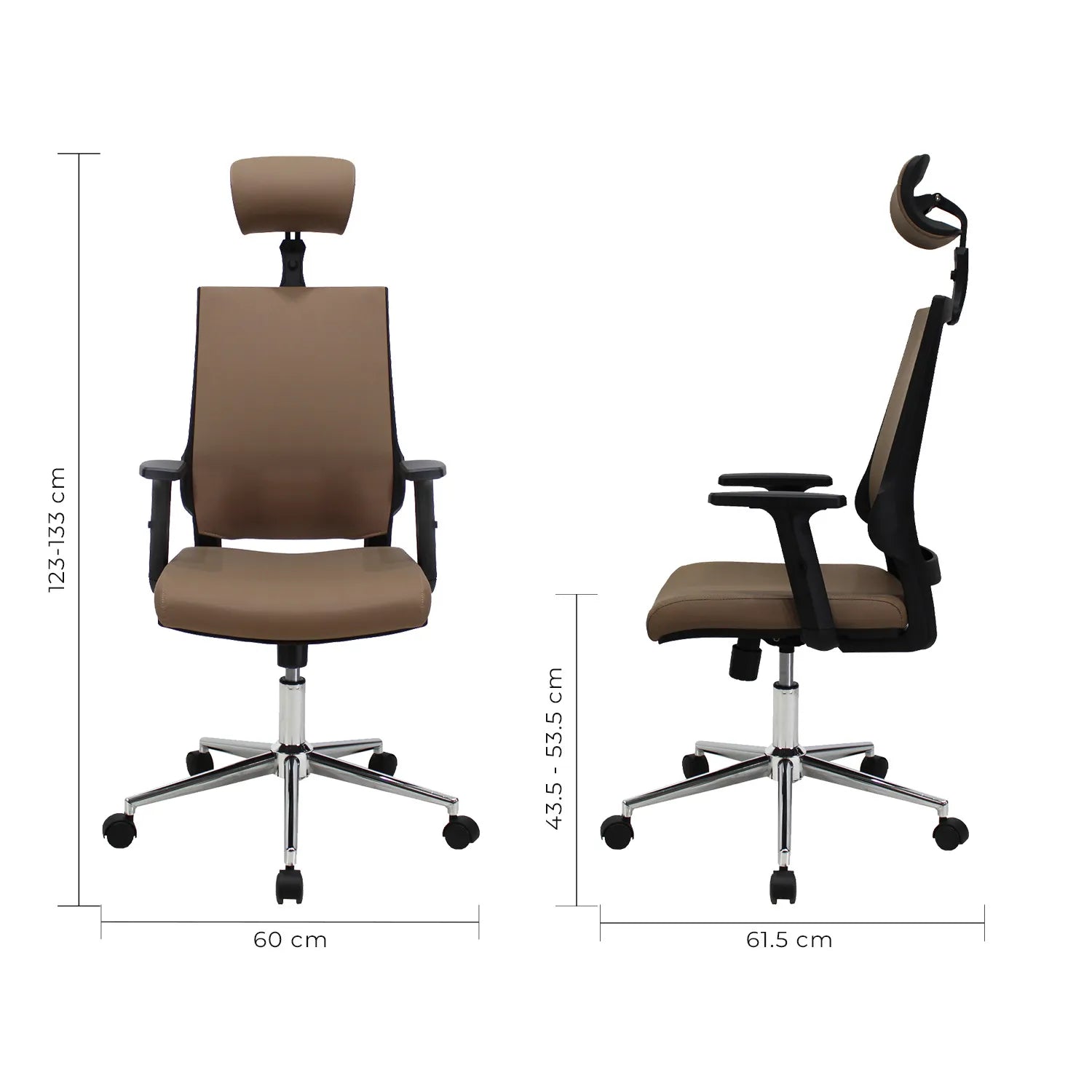 Silla Directiva Lugo Jm-530D Pu - Negro