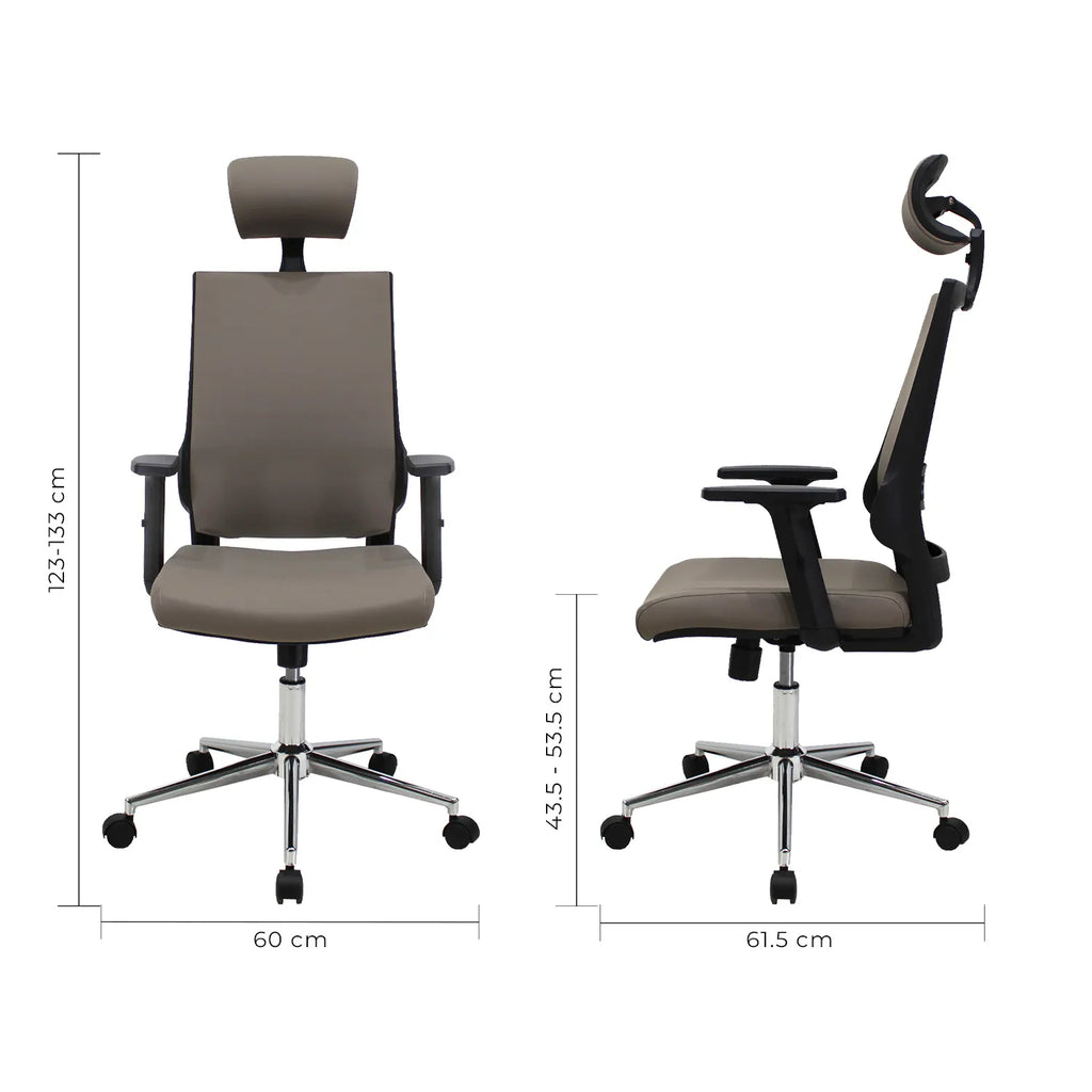 Silla Directiva Lugo Jm-530D Pu - Negro