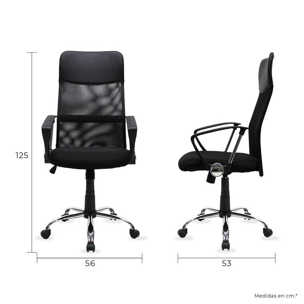 Silla Ejecutiva Jm-2006A Mesh Negro