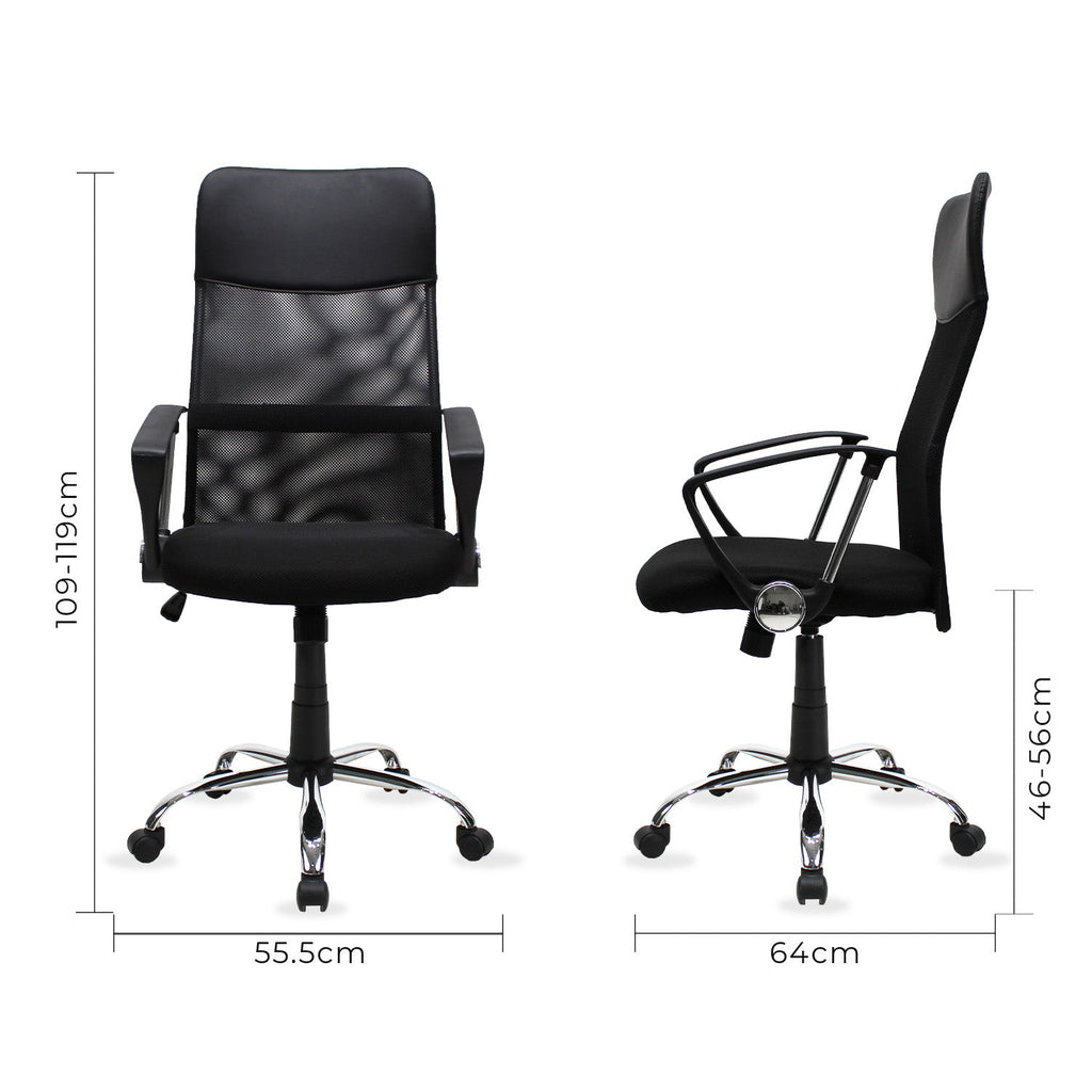 Silla Ejecutiva Jm-2006A Mesh Negro