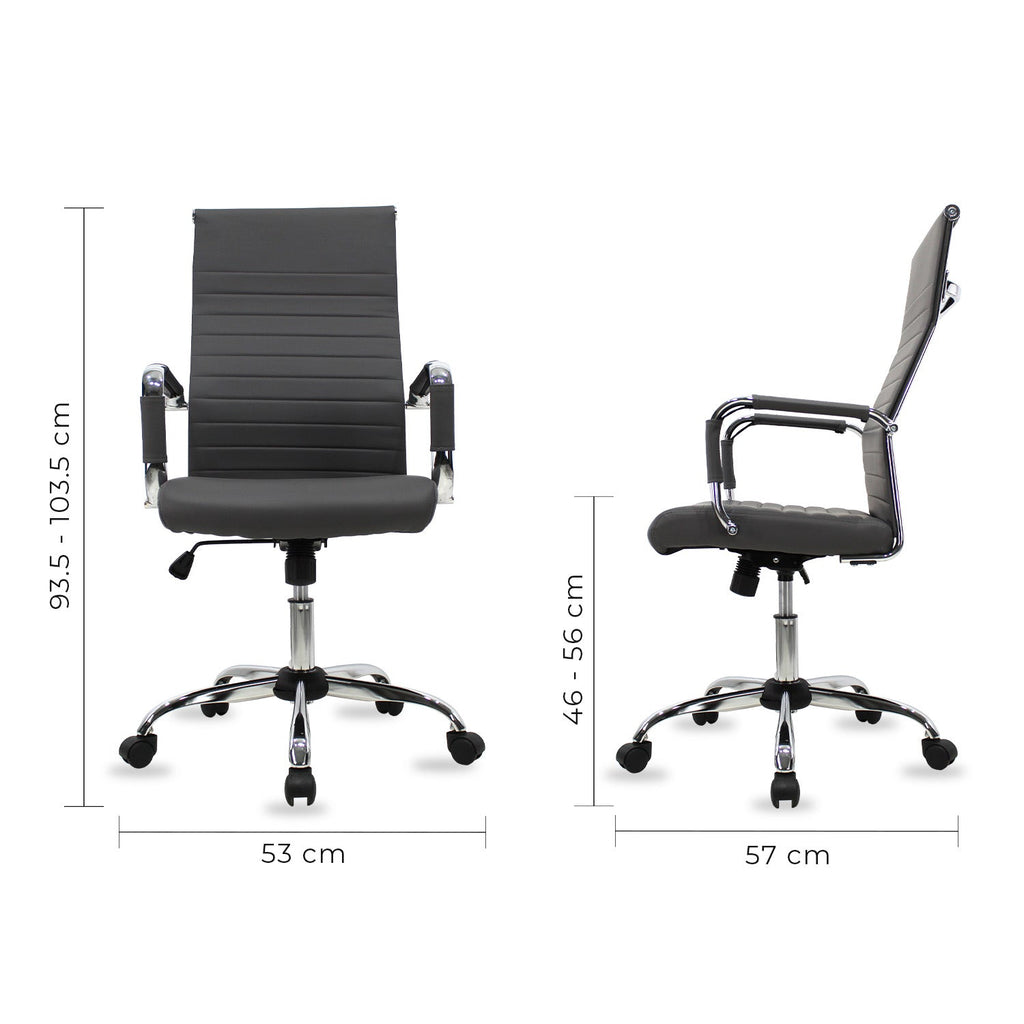 Silla Ejecutiva Jm-A05 Premium - Negro