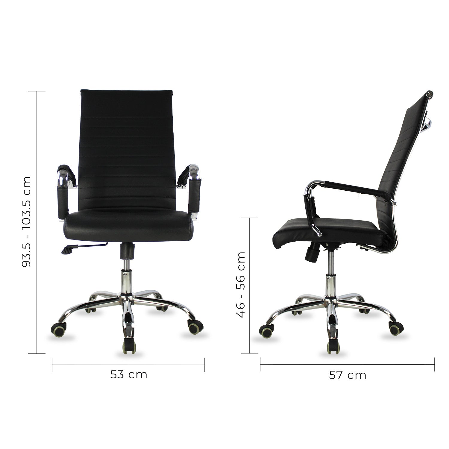 Silla Ejecutiva Jm-A05 Premium - Negro