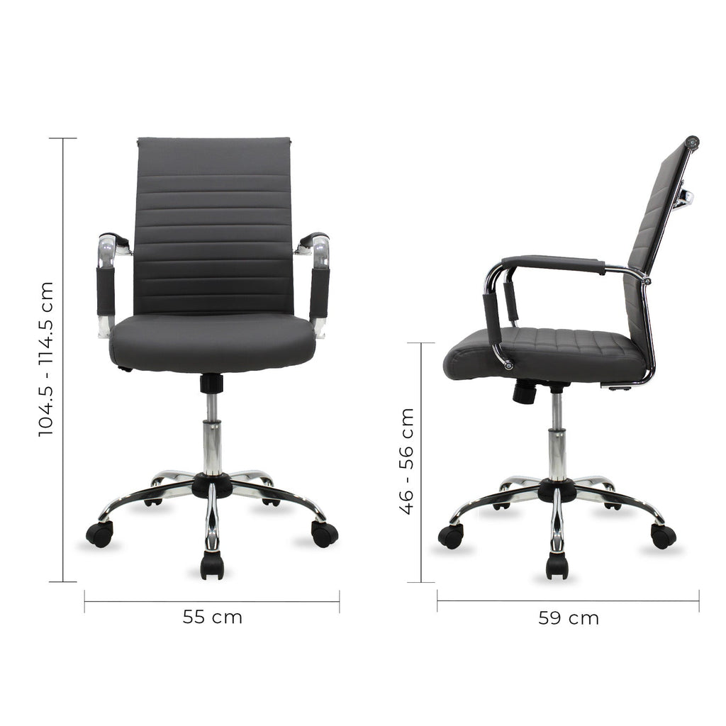 Silla Ejecutiva Jm-B05 Premium - Negro