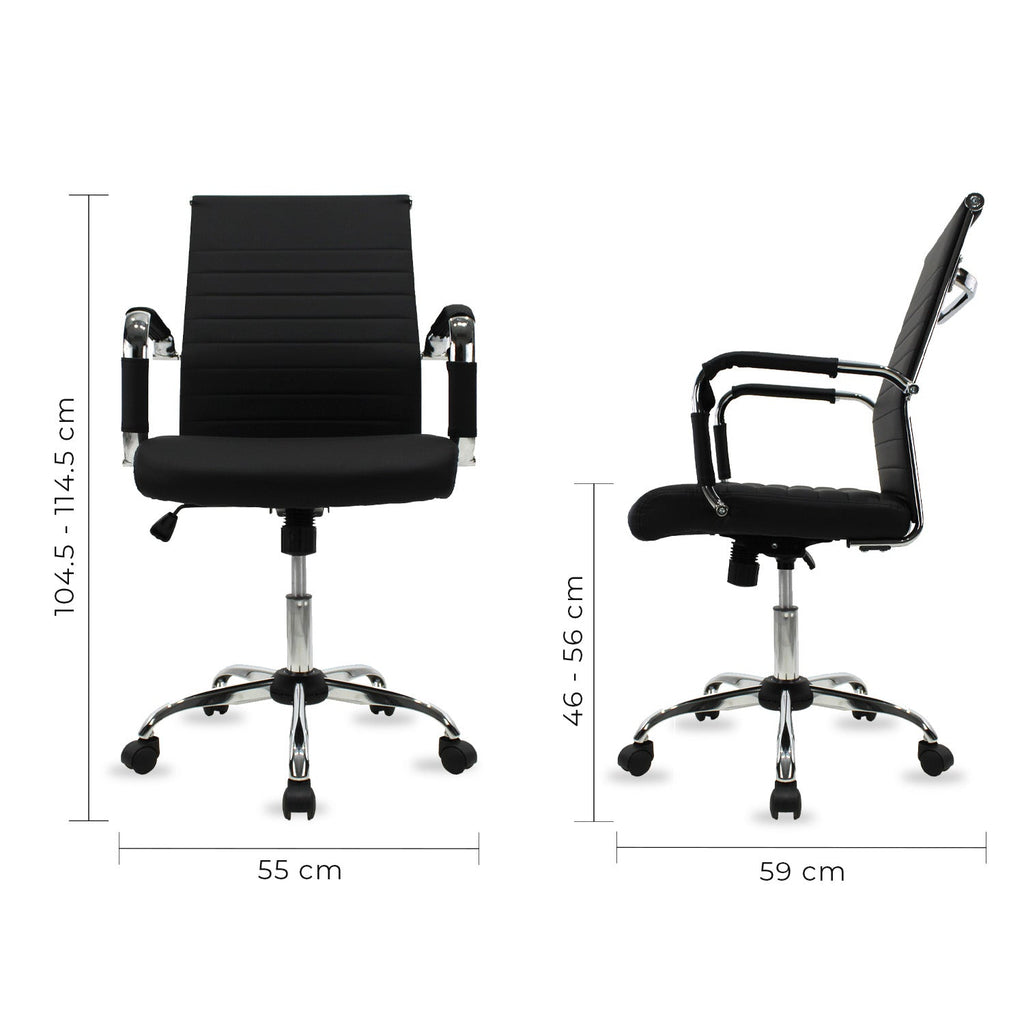 Silla Ejecutiva Jm-B05 Premium - Negro