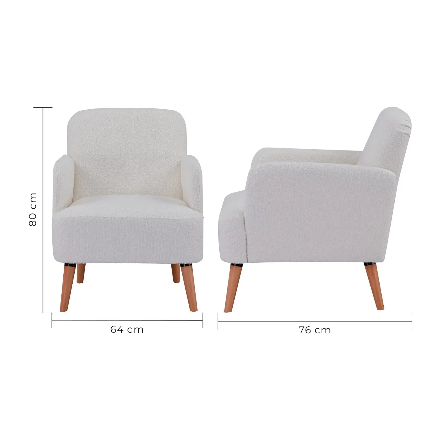 Sillon Terni L133 Blanco