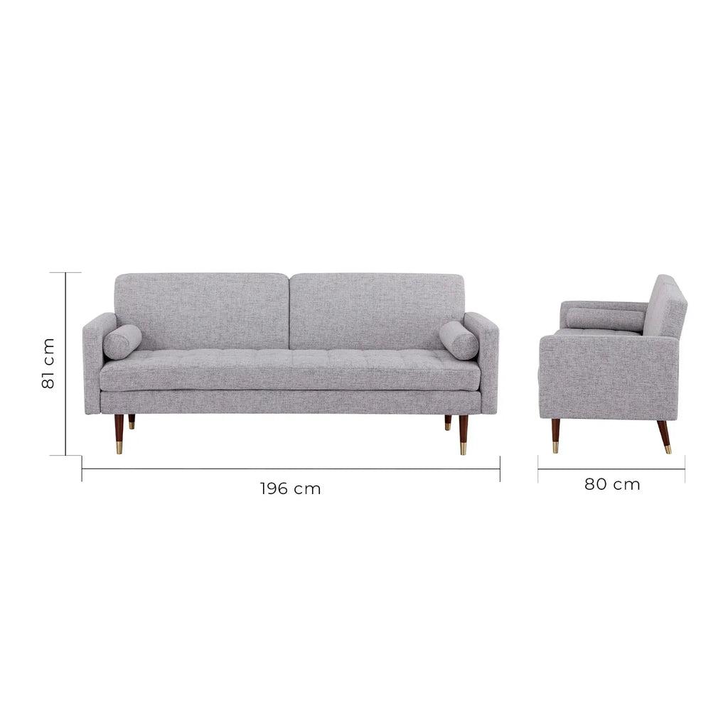 Sofa Cama Lecco L186 196X80X81 - Beige