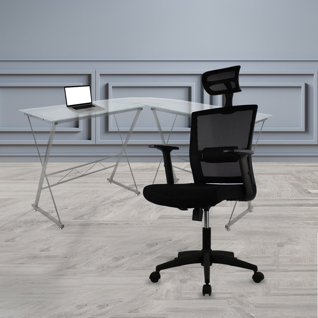 Silla Directiva Bilbao Jm-318 Mesh Ne