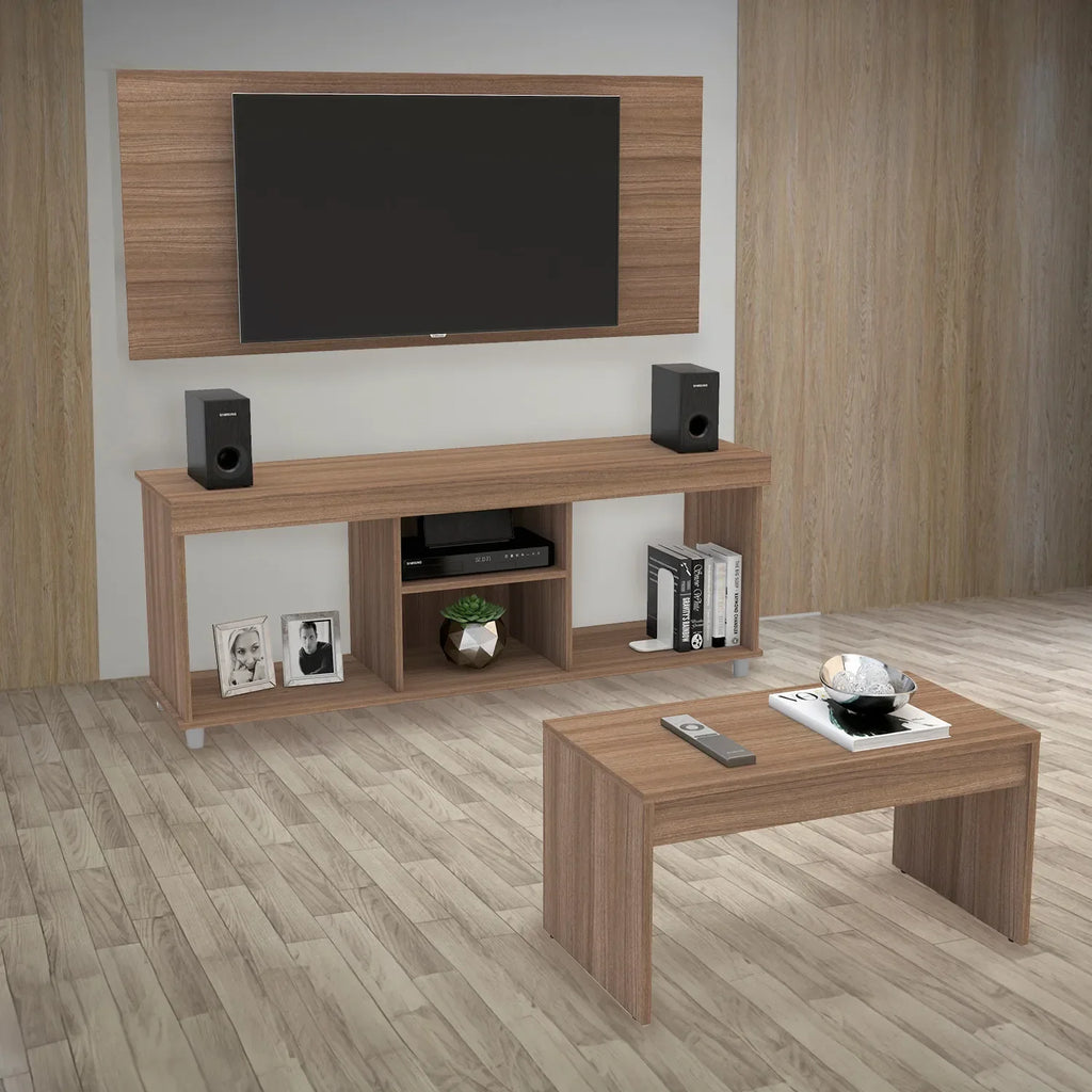 Mesa De Tv Y Mesa De Centro Turin - Roble