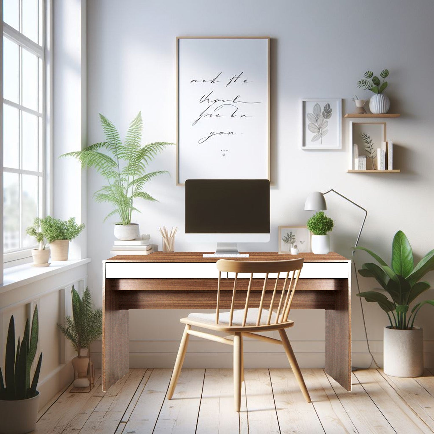 Escritorio Secretarial Jm-1194 Lindoia - Encino