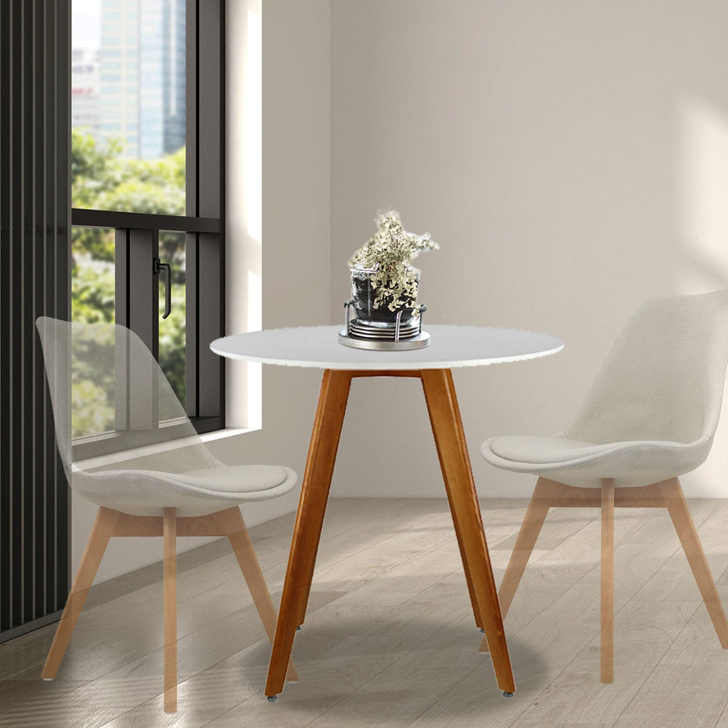 Mesa Frankfurt Circular 80 - Gris
