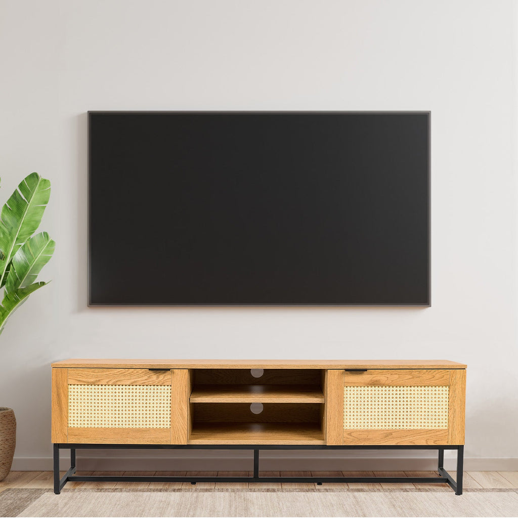 Mueble De Tv Xelha 150X40 Chapa Roble