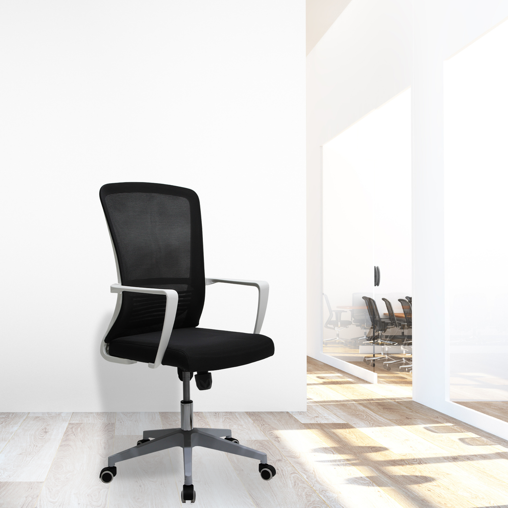 Silla Ejecutiva Cardona 249W Blanca - Negra