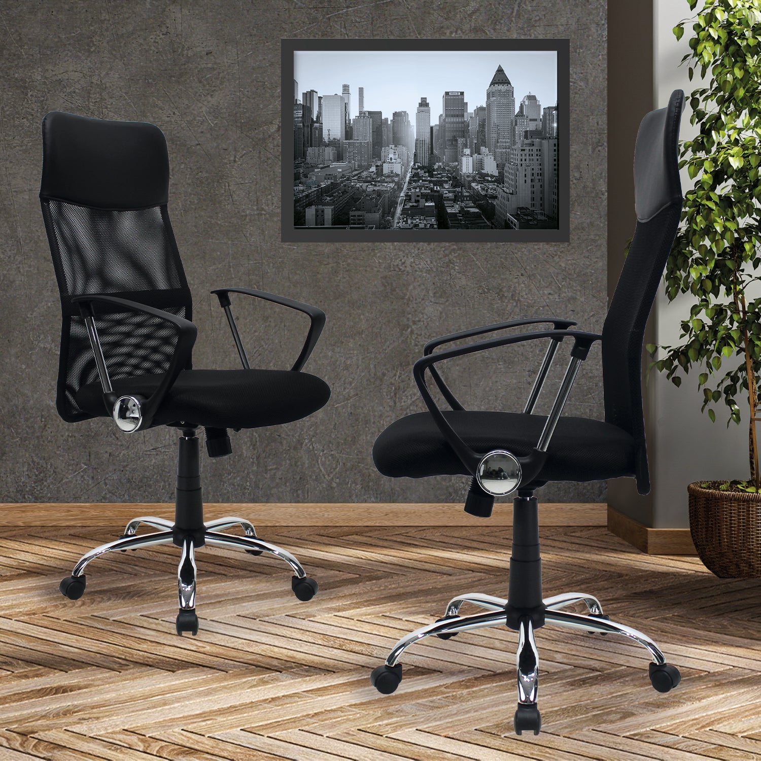 Silla Ejecutiva Jm-2006A Mesh Negro