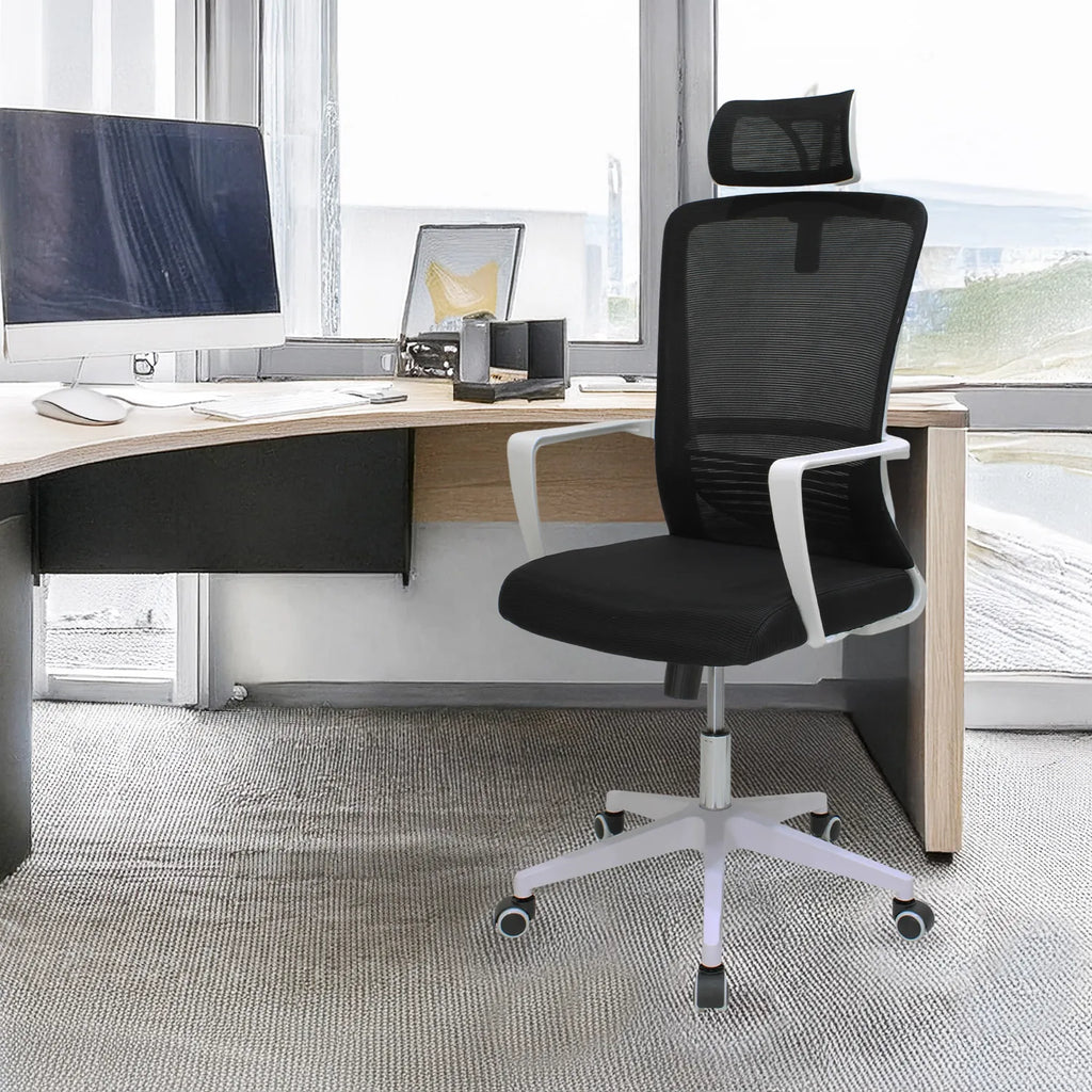 Silla Directiva Cardona 249Wa Blanca - Gris