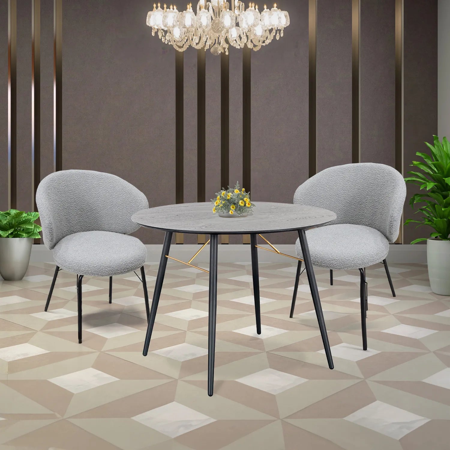 Silla De Comedor Tucson 9007 - Gris