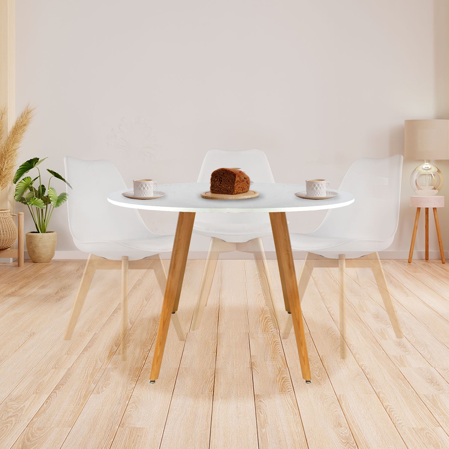 Mesa Frankfurt Circular 100 - Blanco