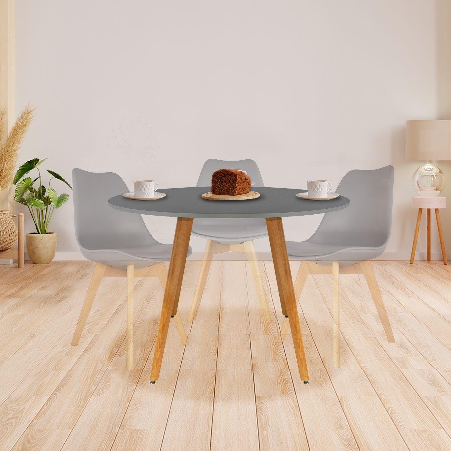 Mesa Frankfurt Circular 100 - Nogal
