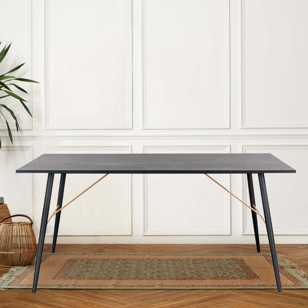 Mesa De Comedor Luxo 160X90 - Negro