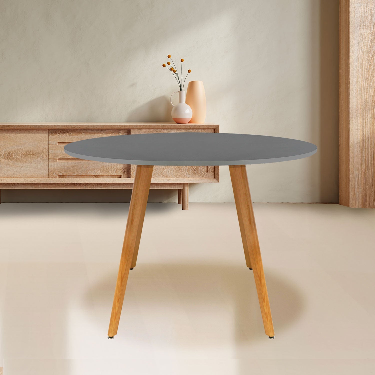 Mesa Frankfurt Circular 100 - Blanco