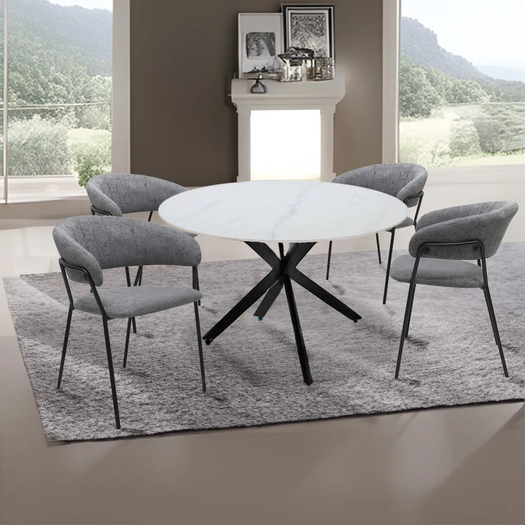 Mesa De Comedor 110 Alatri 1349 - Blanco
