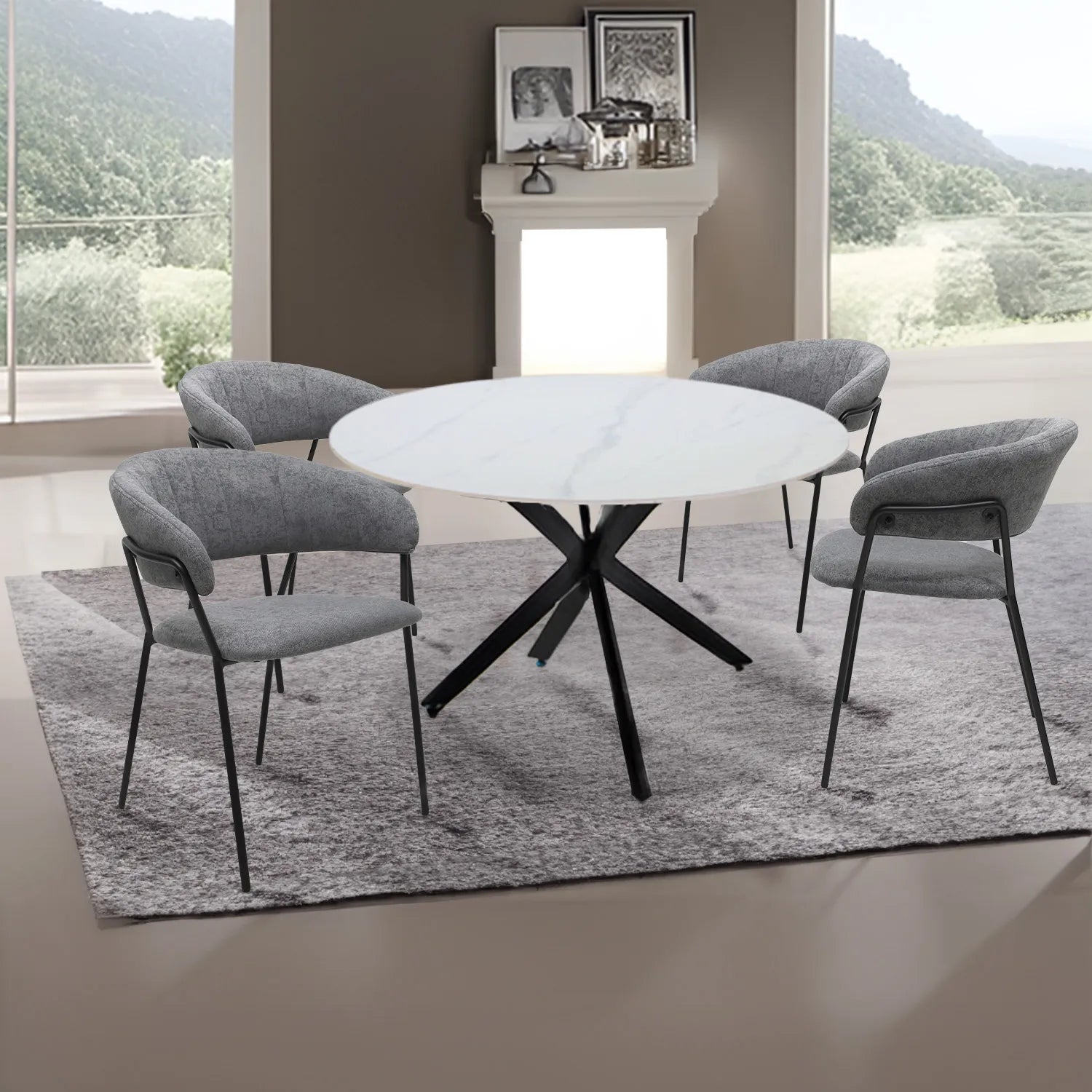 Mesa De Comedor 110 Alatri 1349 - Blanco