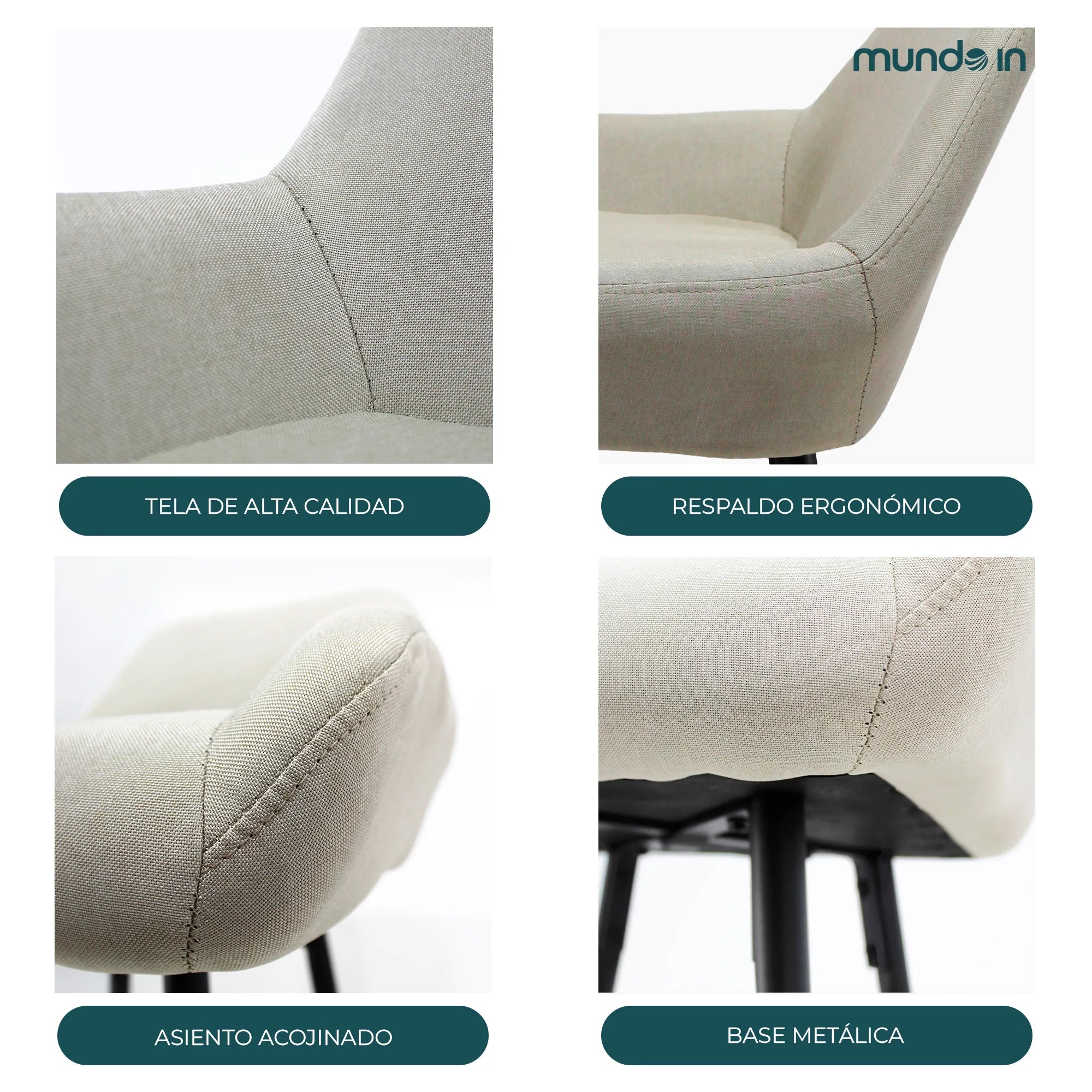 Banco Aarau Mob-5130H - Gris