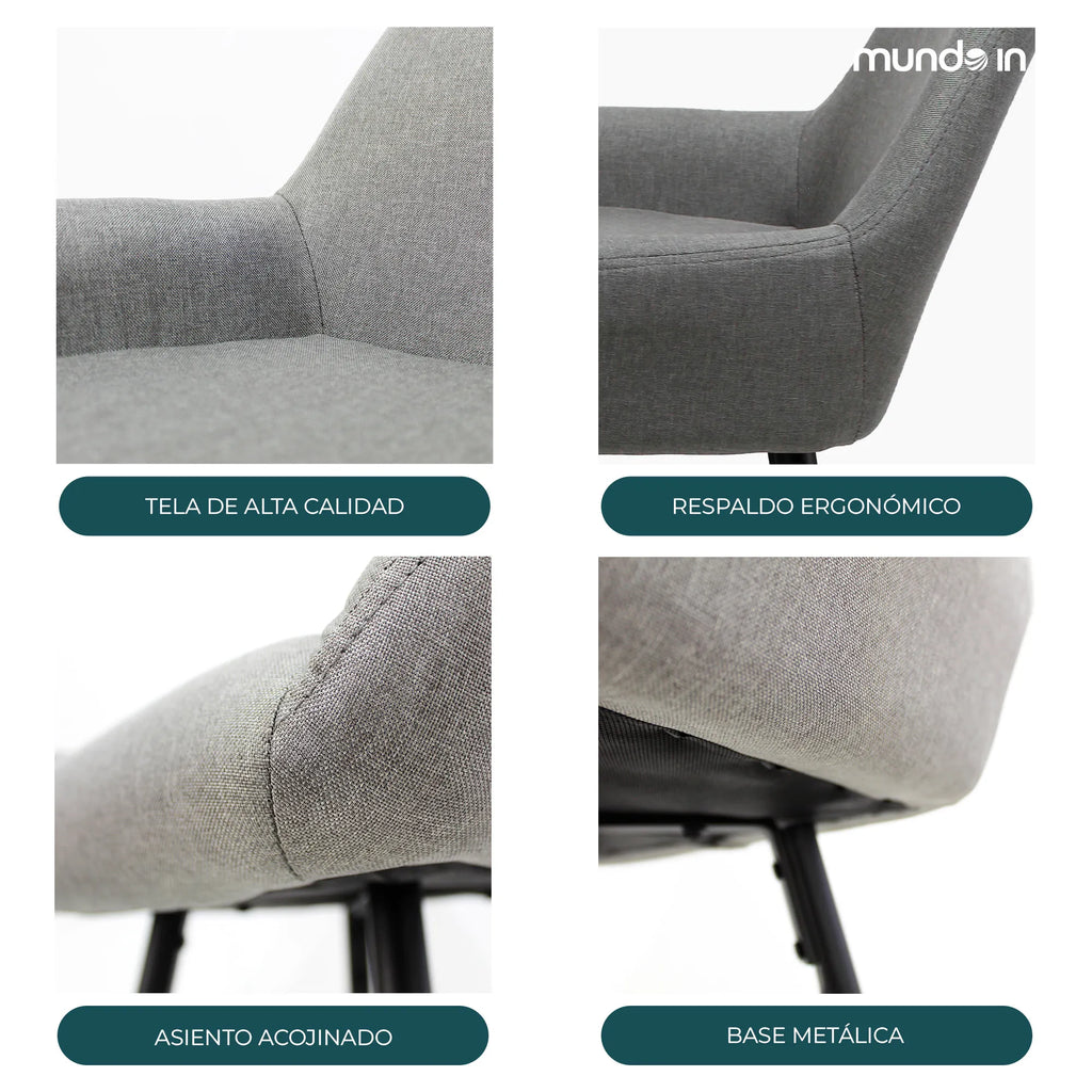 Banco Aarau Mob-5130H - Gris