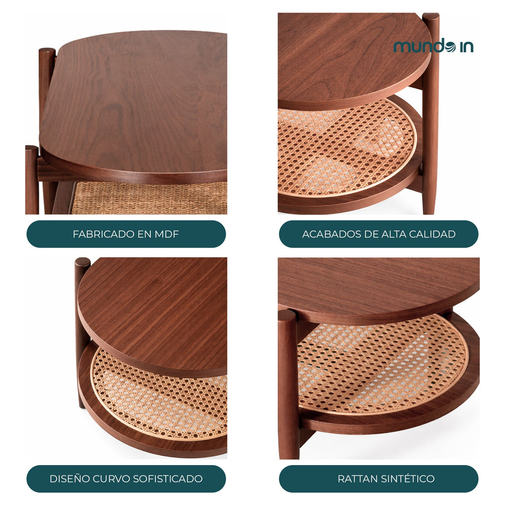 Mesa De Centro 120X50 Kangar 5021 - Roble