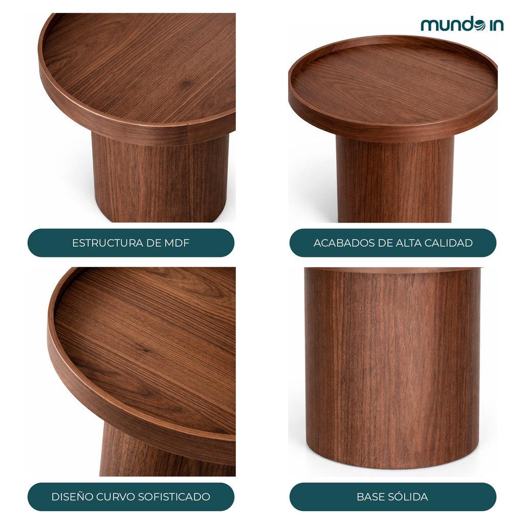 Mesa Lateral 50 Perak 5009 - Nogal