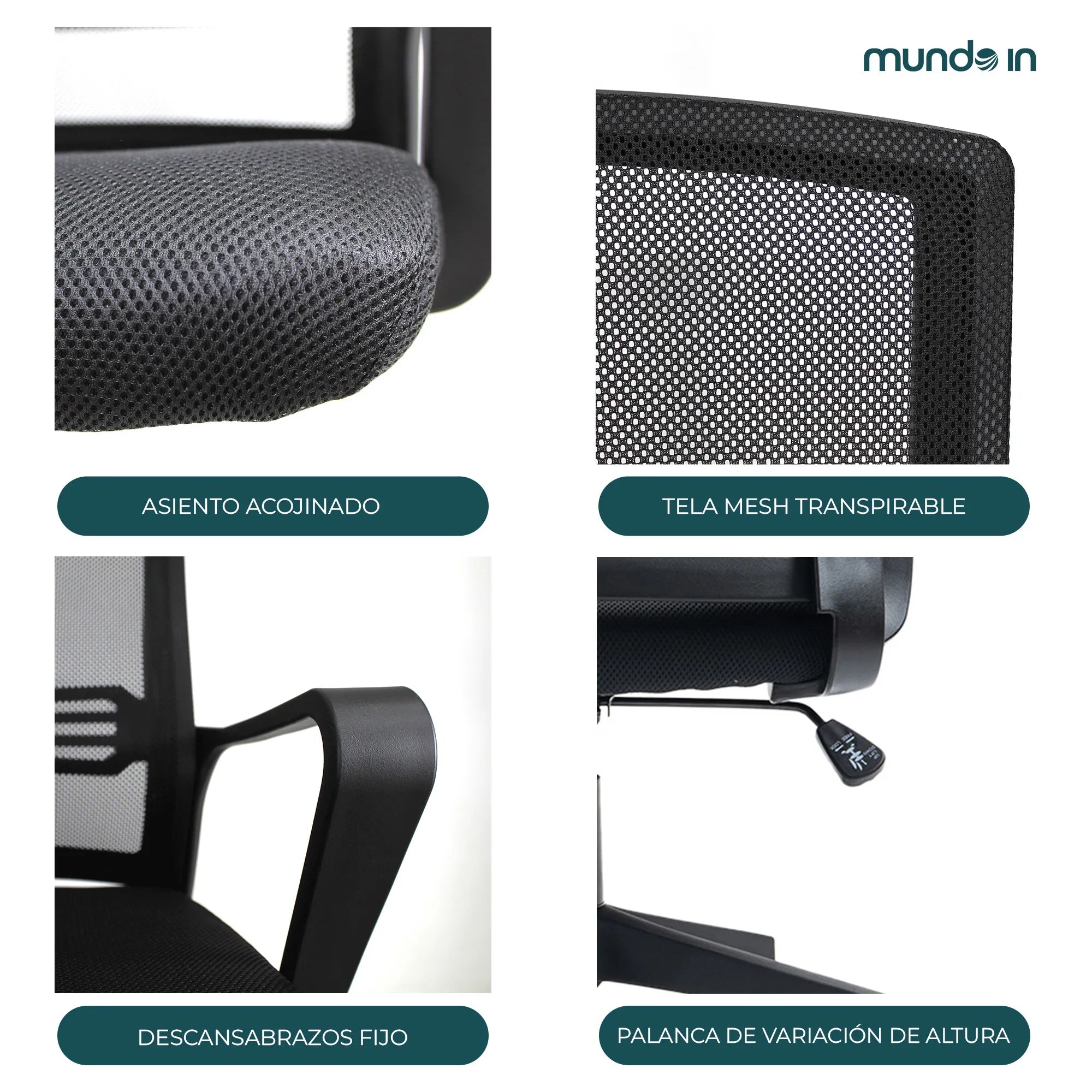 Silla Ejecutiva Vastra W - Gris