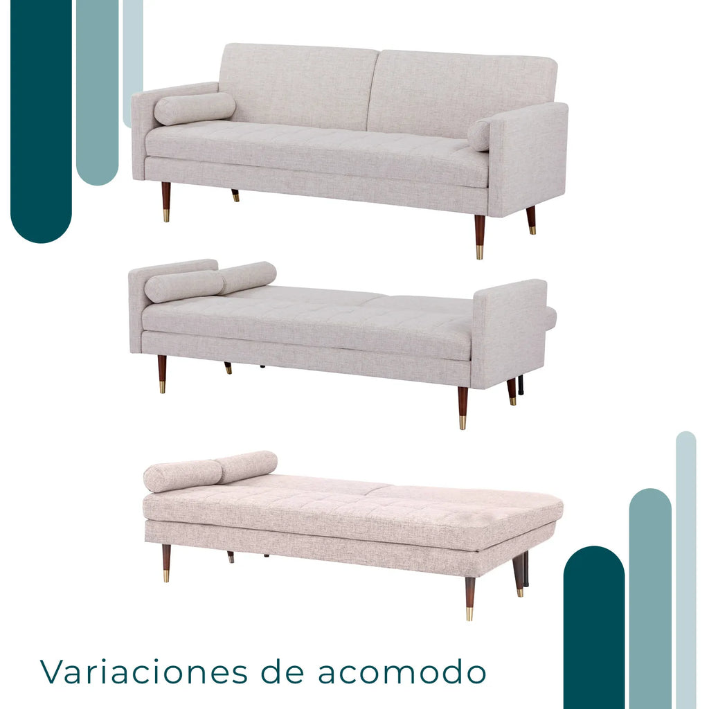 Sofa Cama Lecco L186 196X80X81 - Gris