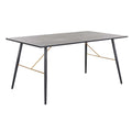 Mesa De Comedor Luxo 160X90 - Negro