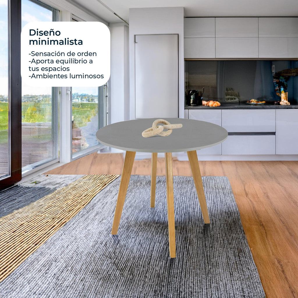 Mesa Frankfurt Circular 100 - Negro