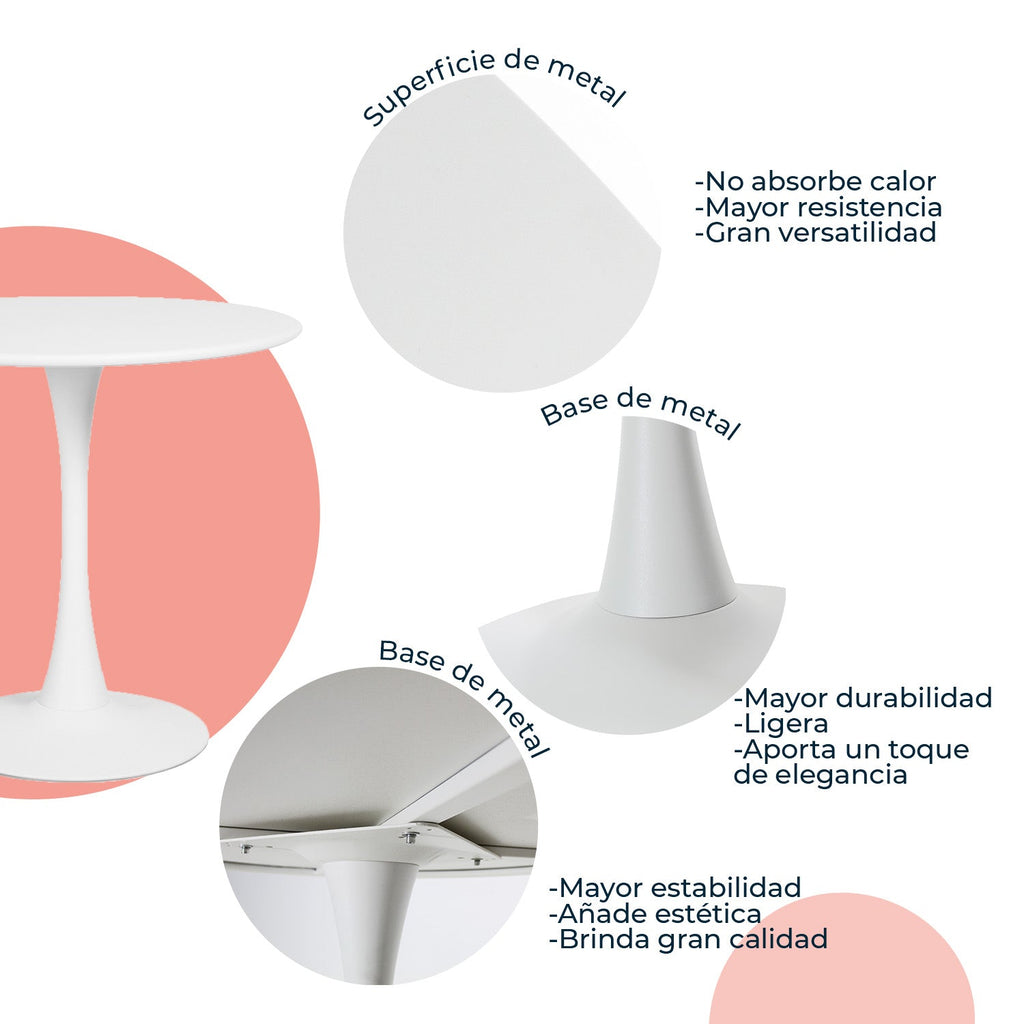 Mesa Exterior Vittoria 100 - Gris