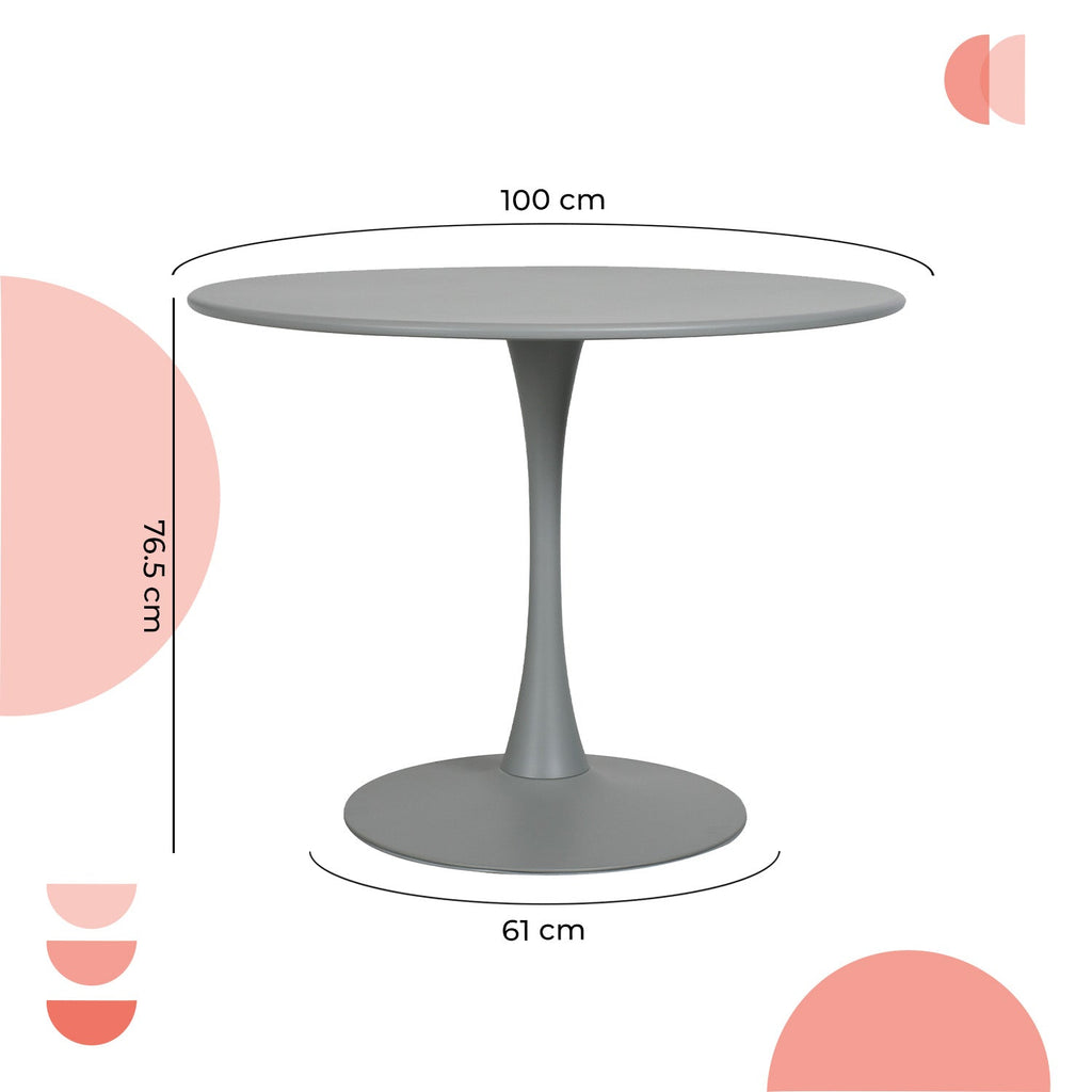 Mesa Exterior Vittoria 100 - Gris