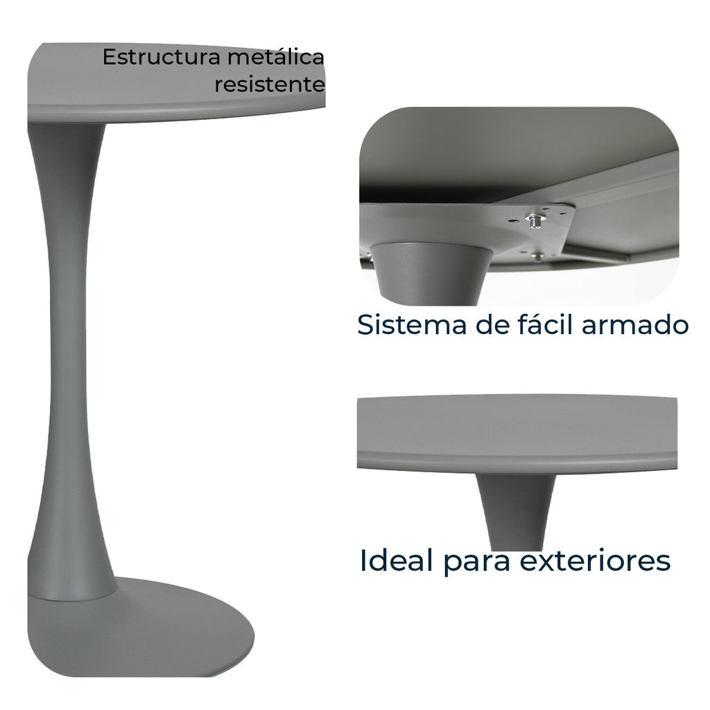 Mesa Exterior Vittoria 80 - Blanco