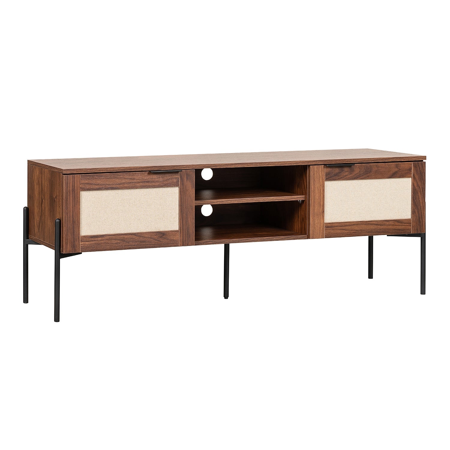 Mueble De Tv Imperia 150X40 Negro Noga