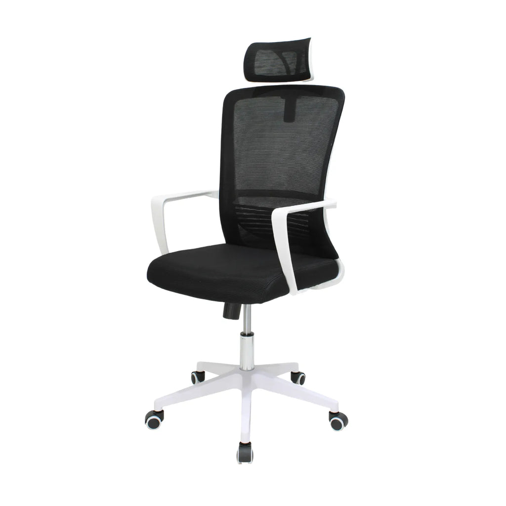 Silla Directiva Cardona 249Wa Blanca - Negra